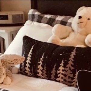 Cabin Decor Cotton Lumbar Pillow Cover